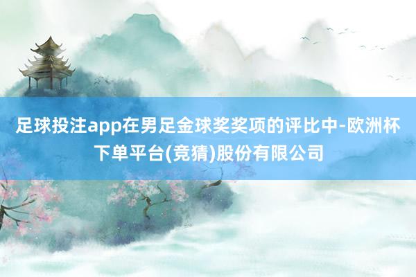 足球投注app在男足金球奖奖项的评比中-欧洲杯下单平台(竞猜)股份有限公司