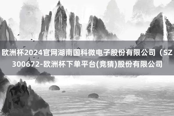 欧洲杯2024官网湖南国科微电子股份有限公司（SZ300672-欧洲杯下单平台(竞猜)股份有限公司
