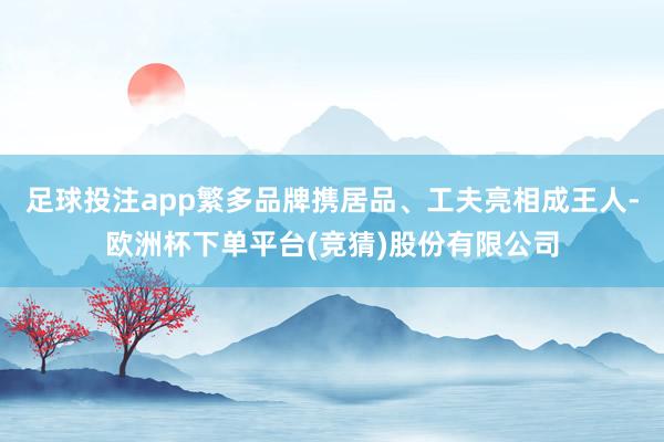 足球投注app繁多品牌携居品、工夫亮相成王人-欧洲杯下单平台(竞猜)股份有限公司